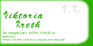 viktoria kreth business card
